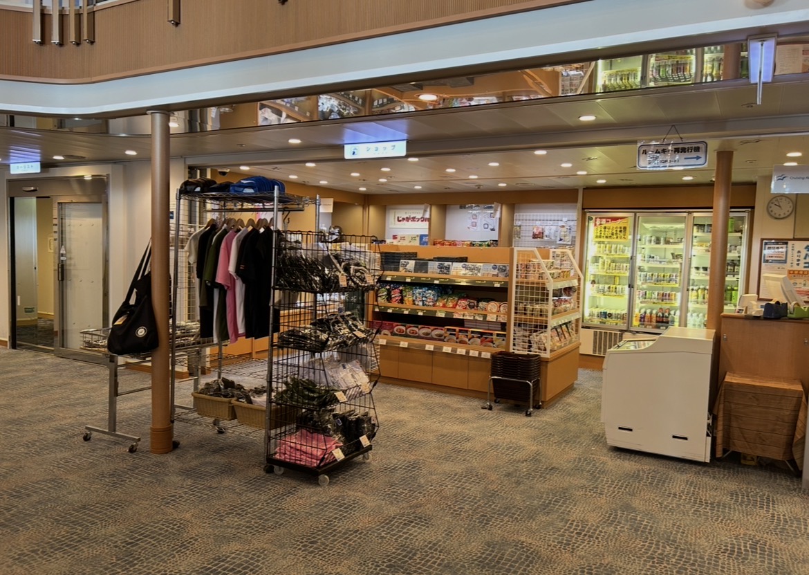 新日本海フェリーすずらん「売店」